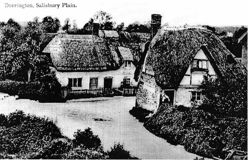 corner of ham  mrs thomas cottage on right c 1925.jpg